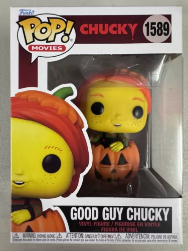 Good Guy Chucky (in Pumpkin) 1589 ~ Child's Play ~ Funko Pop Vinyl ~ Movies