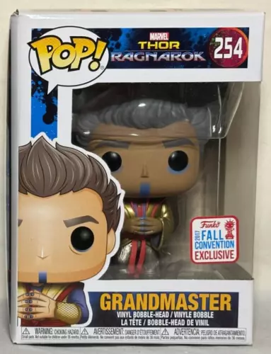 Grandmaster Funko POP! Marvel #254 Thor Ragnarok NYCC 2017 Hot Topic Exclusive