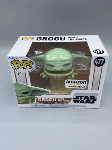 GROGU USING THE FORCE Funko Pop Star Wars #477 Amazon Exclusive