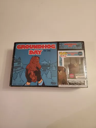 Groundhog Day the game with funko pop Punxsutawney  Phil 1046 new