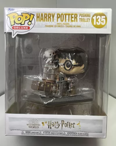 Harry Potter Pushing Trolley #135 Deluxe Size Funko Pop Figure Hogwarts Train