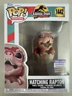 Hatching Raptor 1442 ~ Jurassic Park ~ Funko Pop Vinyl ~ 2023 Summer Convention