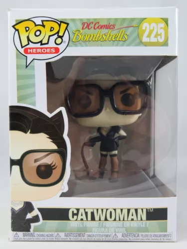 Heroes Funko Pop - Catwoman - DC Comics Bombshells - No. 225 - Free Protector