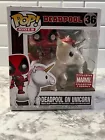 Holiday Deal!  Funko Pop! Deadpool on Unicorn #36