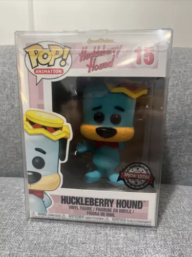 Huckleberry Hound Flocked Special Edition Funko Pop! Animation #15 W/Protector