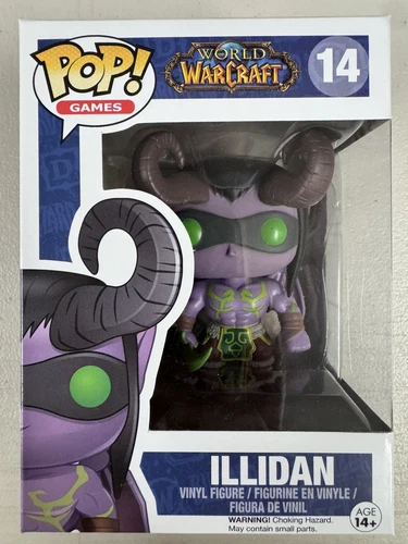 Illidan 14 ~ World of Warcraft ~ Funko Pop Vinyl ~ Games + FREE POP PROTECTOR