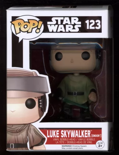 J Funko POP! Star Wars | Luke Skywalker #123 | w/ Soft Shield Protector