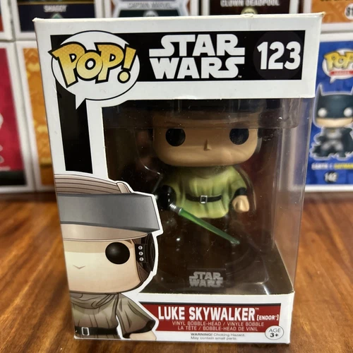 J Funko POP! Star Wars | Luke Skywalker #123 | w/ Soft Shield Protector