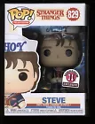 J Funko POP TV Shows Stranger Things Steve 829 Baskin-Robbins Exclusive w Shield