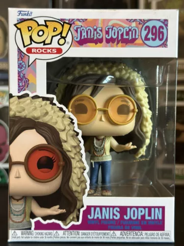 Janis Joplin POP Vinyl Figure #296 Funko Rocks Music Icons New