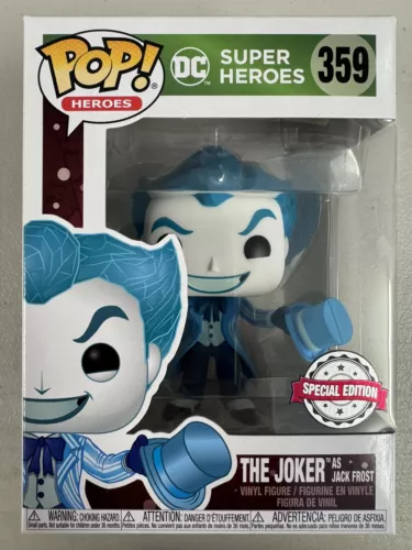 Joker as Jack Frost 359 ~ DC Super Heroes ~ Funko Pop Vinyl ~ Holiday Edition