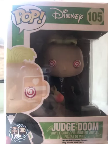 Judge Doom #105 Who Framed Roger Rabbit Disney Funko POP Boxed Mint