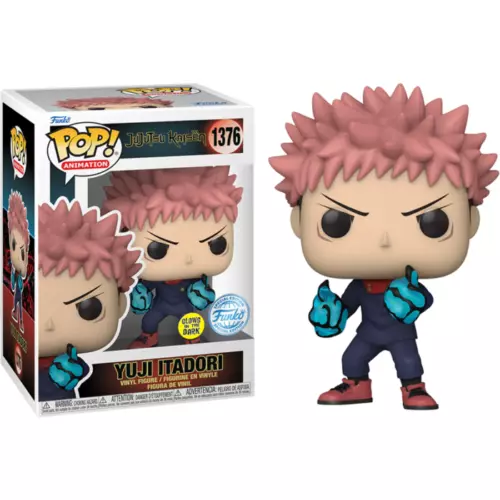 Jujutsu Kaisen - Yuji Itadori Divergent Fist #1376 Glow-in-the-Dark Pop! Figure