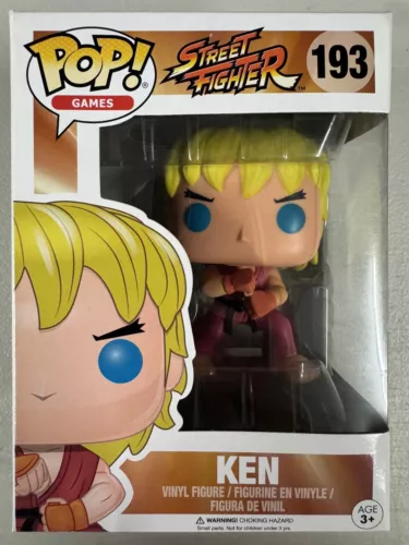 Ken 138 ~ Street Fighter ~ Funko Pop Vinyl ~ Games ~ NEAR MINT Condition