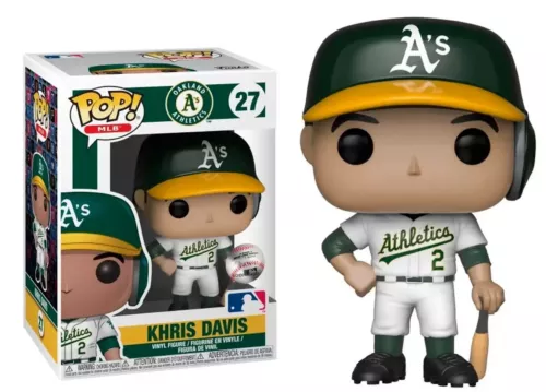 KHRIS DAVIS Funko Pop! MLB Baseball #27 Vinyl Figure Oakland Athletics NEW
