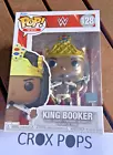 KING BOOKER WWE 128 Funko Pop Vinyl New in Mint Box + Protector