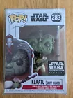 KLAATU SMUGGLER'S BOUNTY EXCLUSIVE FUNKO POP VINYL STAR WARS #283 WITH PROTECTOR