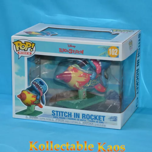 Lilo & Stitch - Stitch in Rocket Pop! Rides Vinyl Figure #102