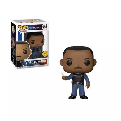 Limited Chase Funko Pop! Movies 558 Netflix Bright Daryl Ward Will Smith Pop