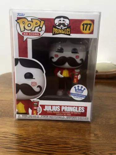LIMITED COUNT EXCLUSIVE Julius Pringles Funko Pop Ad Icons #177 w/ Protector!