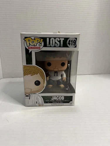 Lost Jacob Funko Pop! Television #419 Vaulted Stickers On Box