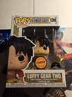 Luffy Gear Two CHASE Funko Pop #1269 One Piece Fundom Exclusive Soft Protector