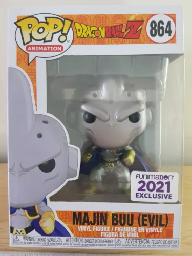Majin Buu (Evil) - Funko Pop #864 - Dragon Ball Z - Metallic - Funimation Ex