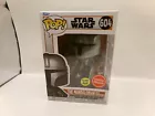 Mandalorian with Darksaber Glow Dark #604 Funko POP Star Wars GameStop Exclusive