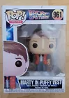 Marty McFly in Puffy Vest 961 Funko Pop Vinyl Damaged