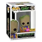 Marvel #1196 Groot With Cheese Puffs (Flocked) Hot Topic Exclusive Funko Pop