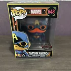 Marvel Black Light Captain America #648 FUNKO Pop! Figure