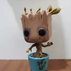 Marvel Funko Pop - Dancing Groot (Blue Pot) - Guardians of the Galaxy #65 OOB