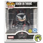 Marvel Funko Pop Deluxe Venom On Throne Exclusive GITD Bobblehead #965
