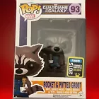 Marvel Funko Pop Exclusive Marvel Rocket & Potted Groot Vinyl Figure #93