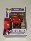 Marvel Red She Hulk Pop! Vinyl Figure #231 Funko Summer Con Exclusive 2017