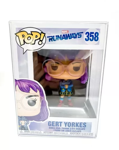 Marvel The Runaways Gert Yorkes 358 Funko Pop Vinyl with Pop Protector Christmas