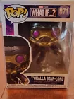 Marvel What If? Funko POP Vinyl Figure | T'Challa Star-Lord #871 w/ Protector