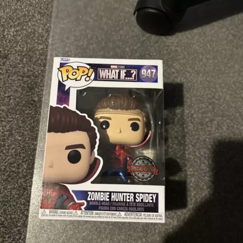 Marvel What if Zombie Hunter Spidey Unmasked (Special Edition) #947 Funko Pop!
