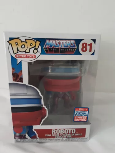 Masters Of The Universe FUNKO POP 81 ROBOTO limited edition NEW !!!