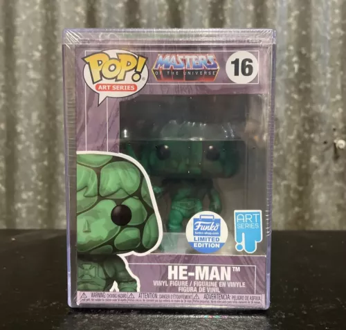 Masters of the Universe. Funko Pop Art Series #16- He-Man + Protector Case
