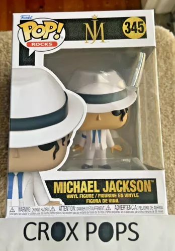 MICHAEL JACKSON Smooth Criminal 345 Funko Pop Vinyl New in Mint Box + Protector