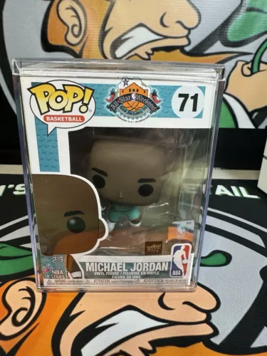 Michael Jordan Funko Pop Basketball All-Star Upper Deck Exclusive 71 w/ Pop Case