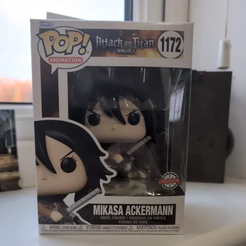 Mikasa Ackermann Attack On Titan Chalice Collectibles Funko Pop #1172