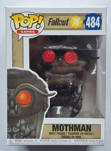 Mint in Mint Box Funko Pop Fallout - Mothman #484 in Protector
