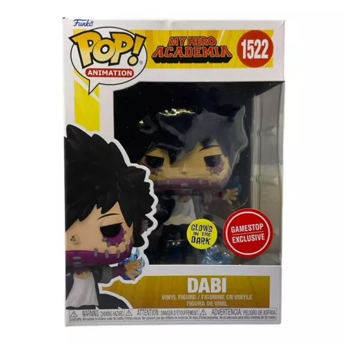 My Hero Academia #1522 Dabi GITD GameStop Exclusive Funko Pop (Imperfect Box)