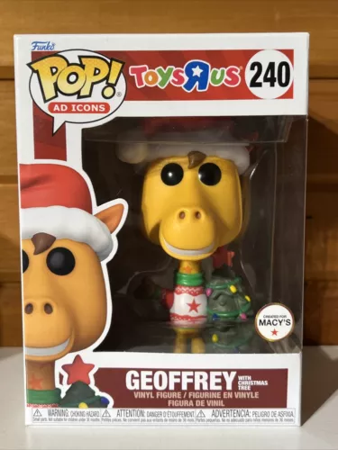NEW 2024 FUNKO POP AD ICONS TOYS R US / MACY'S GEOFFREY WITH CHRISTMAS TREE #240