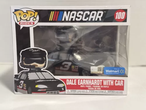 NEW! Dale Earnhardt with Car NASCAR Funko Pop Rides 100 Walmart Exclusive