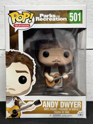 NEW FUNKO POP! ANDY DWYER #501 PARKS AND RECREATION TELEVISION *SHIPS NOW*!!