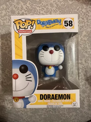New Funko Pop Animation 58 Doraemon Japanese Cartoon Vinyl Figure Vaulted