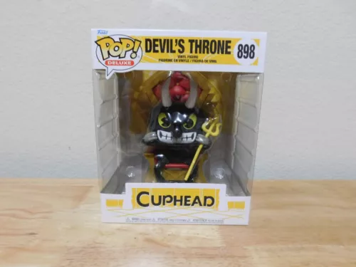 New Funko Pop Deluxe Cuphead #898 Devil's Throne vinyl figure